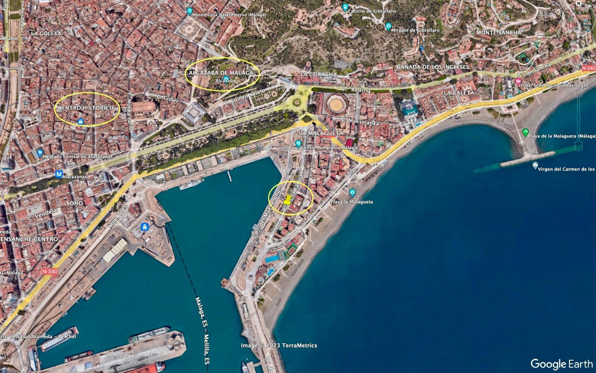 Luxury Beach/Port Apartment Málaga Dış mekan fotoğraf
